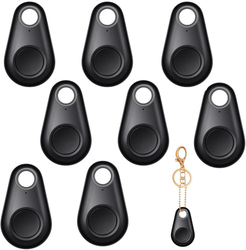 Flutesan 8 Packs Portable GPS Tracking Mobile Tracking Anti Loss Smart Device Key