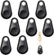 Flutesan 8 Packs Portable GPS Tracking Mobile Tracking Anti Loss Smart Device Key