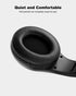 Portable Personal FM Radio Headphones with Best Reception, Wireless Headset FM Radio Ear Muffs for Walking, Jogging