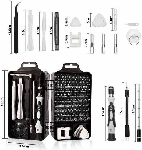 EFAITHFIX Precision Screwdriver Set, 115 in 1 Magnetic Repair Tool Kit for Electronics and DIY Projects