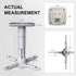 Jomard Universal Projector Ceiling Mount, Adjustable Height Extendable Arms, Ceiling Projector Mount for Home