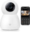 Scope Indoor 1080p HD Smart Auto-Tracking Security Camera, White, Motion Only