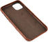 Dockem Wallet Case for iPhone 11 Pro Max, Built-in Metal Plate for Magnetic Mounting, Brown Synthetic Leather