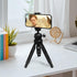 OBHEI 1/4" Extendable Mini Camera Tripod, Portable Selfie Stick Handle Grip Desktop Webcam Tripod with Screw for DSLR