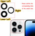 14 Pro Back Rear Camera Lens Glass Replacement for iPhone 14 Pro and iPhone 14 Pro Max with Pre-Installed Adhesive and