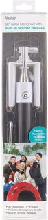 Vivitar Black Selfie Stick with Wired Shutter Release