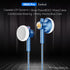 EB2S Pro Flat Wired Earbuds with 15.4mm LCP Dynamic Driver, Balanced IEM Hearphones with Mic, Silver-Plated Cable