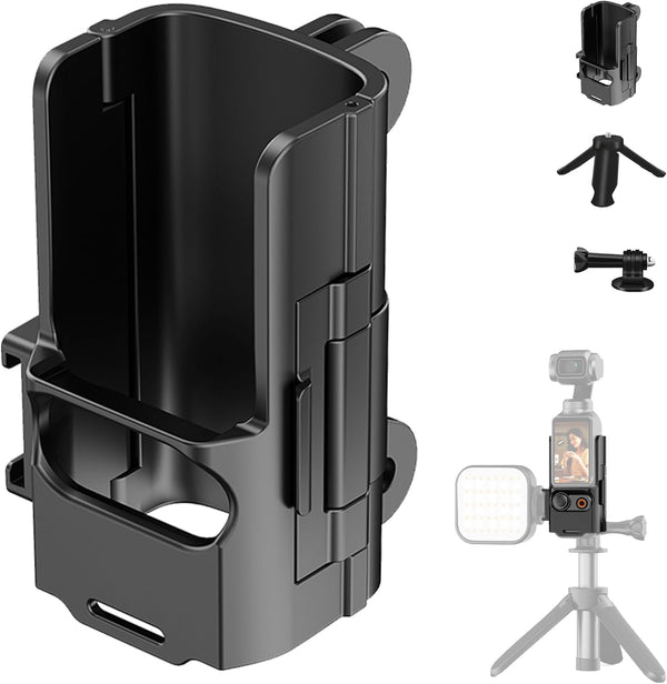 Osmo Pocket 3 Expansion Frame Adapter, Protective Bracket + Tripod + Action Adapter for DJI Accessories
