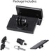 Wasserstein Gutter Mount for Ring, Arlo, Blink, Reolink Cams & Solar Panels, 2 Pack, Black