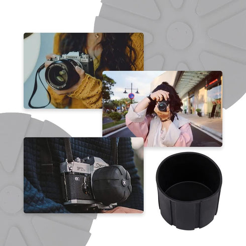 Camera Lens Cap, SLR Silicone Protector Cap Dustproof Cover for 65-110mm DSLR Camera Lenses