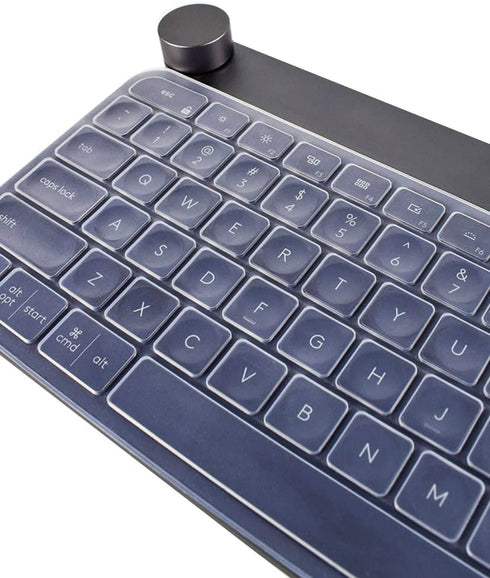 Silicone Clear Keyboard Cover Skin Protector, Compatible with Logitech MX Keys Advanced Wireless Keyboard, Not for