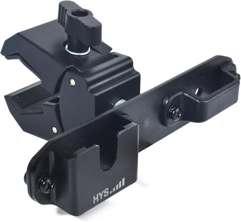 HYS Radio & Speaker Mic Clamp Mount Holder - Quick Release for