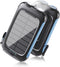 Saraupup Solar Power Bank 20000mAh Portable Charger 15W Fast Charging with USB-A USB-C