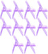 Beaupretty 10pcs Foldable Chair Shape Phone Stands Creative Mobile Phone Holders Desktop for