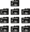 INLAND Micro Center 16GB Class 10 MicroSDHC Flash Memory Card with Adapter, 80MB/s UHS-I, C10, U1 (10 Pack)