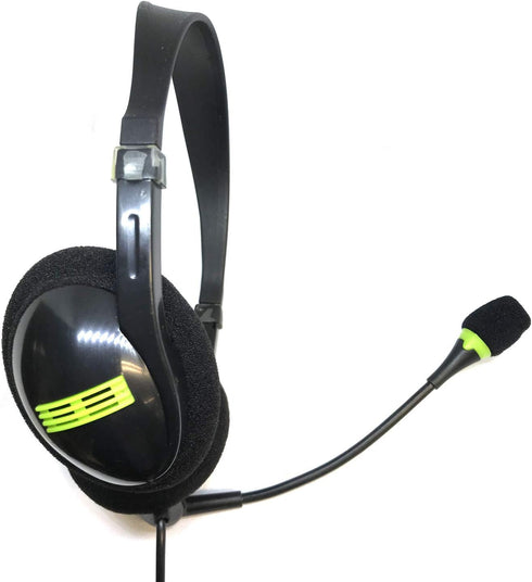 TFD Supplies Wholesale Stereo USB Headphones with Microphone for Gaming, Students, and More