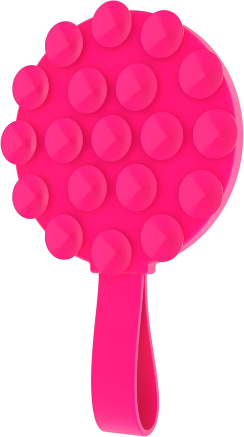 FELONY CASE 17, 16, 15, 14, 13, 12 - Neon Pink Magnetic Suction Cup Phone Mount and Grip Strong Silicone Holder