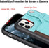 TOOVREN Phone Cover for iPhone 11 Pro Max - Wallet Case with Card Holder, PU Leather Kickstand, Adjustable Lanyard