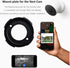 Mounting Plate for Google Nest Camera, Replacement Part for Nest Cam Outdoor (Battery) Accessory for Nest Cam Outdoor Locking Collar Black Not Included Nest Cam Outdoor (Battery)