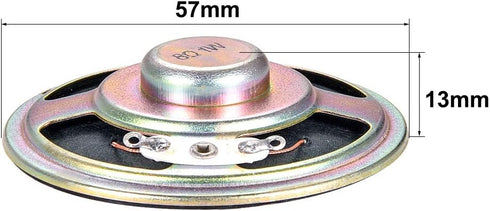 uxcell 1W 8 Ohm DIY Speaker, 57mm Round Shape Replacement Loudspeaker