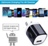 USB Wall Charger, 5-Pack 1A Charging Block for iPhone 14/13/12/11/Xs Max/X/8 Plus/7/6S Plus & Samsung Galaxy