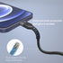 Ailun 6ft USB C to Lightning Cable 2-Pack, MFi Certified for iPhone 14/13/12/11/X, includes USB C to USB A Adapter.