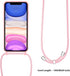 UEEBAI 13 6.1 inch, Crossbody Lanyard Phone case for iPhone Silicone Phone Cover with Adjustable Necklace Strap Soft