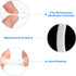 uxcell 50Pcs Silicone Rubber Bands, 8x5mm Strong Elastic Bands for Cord Wrapping, White