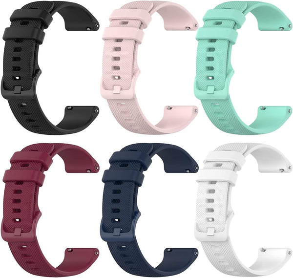 6 Pack Bands for Nerunsa P66 Smart Watch, Replacement Strap Bands Compatible with Nerunsa, NiUFFiT, Popglory