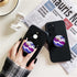 WUYULB Clear Crystal Collapsible Expandiing Moblile Phone Grip Stand Holder for Smartphones and Tablets Cell Phone