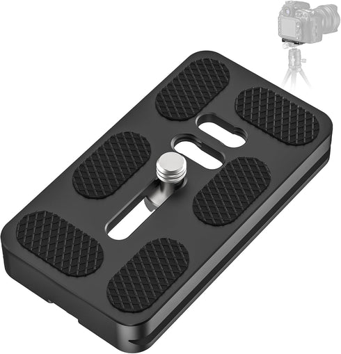 CAVIX PU-70 Extended Quick Release Plate Lightweight Aluminum Alloy, Arca-Swiss Compatible with Non-Slip