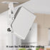 Zwolf Adjustable Metal Wall Mount for SimpliSafe Wireless Indoor Security Camera, Better Viewing Angle, White