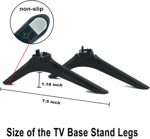 VINABTY 43H4030F3 43" Base TV Stand Legs Replacement fit for Hisense Smart LED TV Class FHD TV