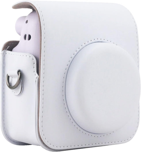 Frankmate Protective Case for Fujifilm Instax Mini 12 Instant Film Camera with Adjustable Strap and Accessory Pocket