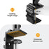 TARION Adjustable Camera Desk Mount Stand, Articulating Arm for DSLR Photography, Heavy Duty Tabletop Mount