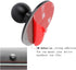 Adhesive 17mm Ball Mount with Extension Adapter for Car Phone Holder, Suction Cup Base for Garmin Nuvi GPS Navigator