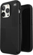 Speck Presidio2 Grip - Non-Slip iPhone 14 Pro Case (Black/Black/White)