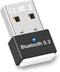 USB Bluetooth 5.3 Adapter for PC, Plug & Play for Windows 11/10/8.1/7, Mini Bluetooth Dongle Receiver & Transmitter