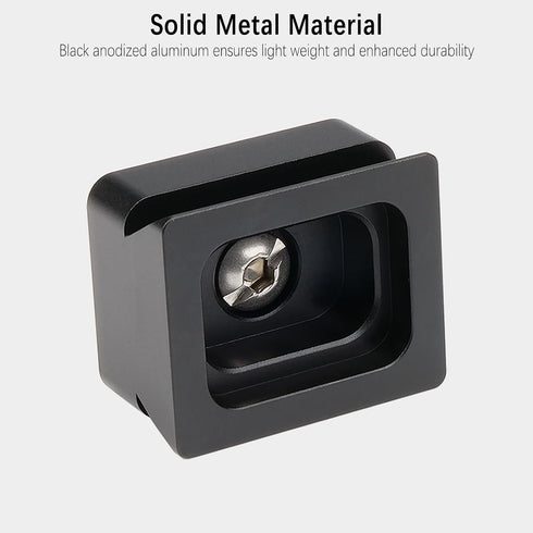 1/4" Video Camera DSLR Metal Adapter Mount with Mounting Screw for Optical Telescope Finderscope Finder Scope Dovetail