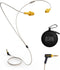 Elgin Ruckus+ Earplug Earbuds with Mic, 25 dB Noise Reduction Wired Earbuds, OSHA Compliant Hearing Protection for Work