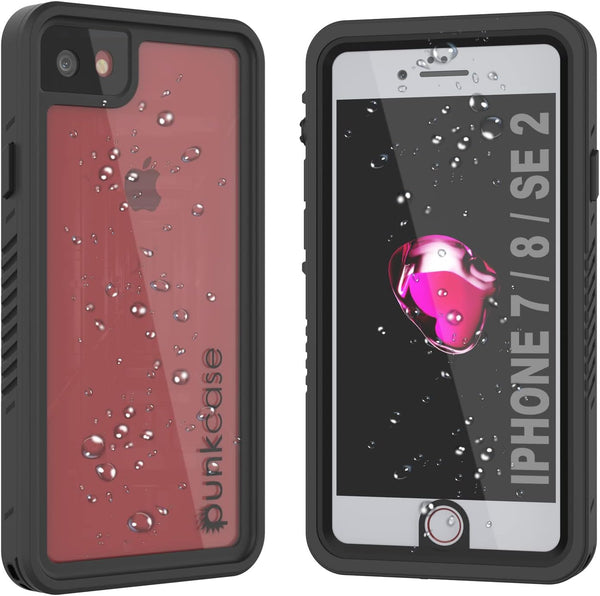 Punkcase Waterproof Case for iPhone 7, Extreme Series Slim Fit, IP68 Certified, Shockproof Armor Cover with Built-in