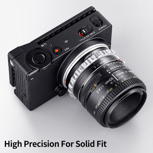 K&F Concept Lens Mount Adapter NIK(G)-FX for Nikon F (G-Type) Lens to L Mount Camera Body