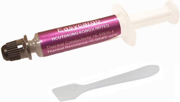Easycargo Thermal Paste Kit, 6.5 W/m-k High Performance Grease Compound for Cooler Heatsink, CPU GPU (1-Pack)