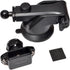 TWAYRDIO Windshield or Dash Mount for Handheld Radio - Adjustable Length Suction Cup Holder Bracket for Walkie Talkies