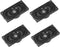 uxcell 2W 8 Ohm DIY Magnetic Speaker - 20mm X 40mm Square Shape Replacement Loudspeaker, 4pcs