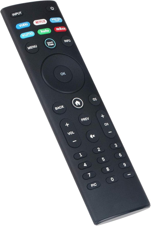 New XRT140 Replacement Remote Control for Vizio HD LCD LED TV Models V655-H1, V435-H1, V555-H1, and More