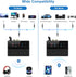 Criacr 5.3 2 1 2 Bluetooth Audio Adapter, Bluetooth AUX Adapter, in Transmitter Receiver with aptX Low Latency