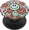 Cute Pink Brown Peach Aqua Smile Face Happy Graphics PopSockets Standard PopGrip