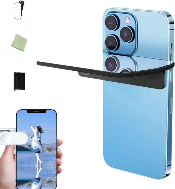 Generic Mirror Reflection Clip, Mirror Effect Lens - Capture Stunning Reflections Instantly, Adjustable