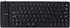 Roll-up Silicone Keyboard, Fully Sealed Silent Soft USB Wired Keyboard, 85 Keys Foldable Waterproof Flexible (Black)